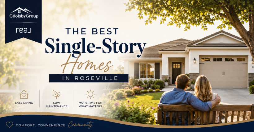 Best Single-Story Homes in Roseville